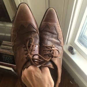 Pointy Leather Dress Shoes